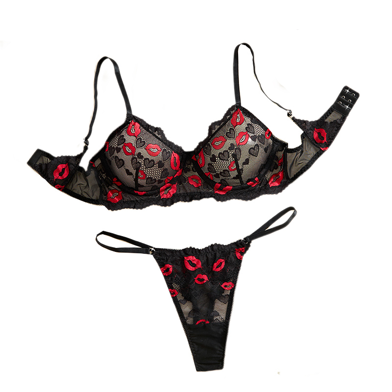 Transparent Lace Underwear Sex - огляд і ціна Lace Bralette Set